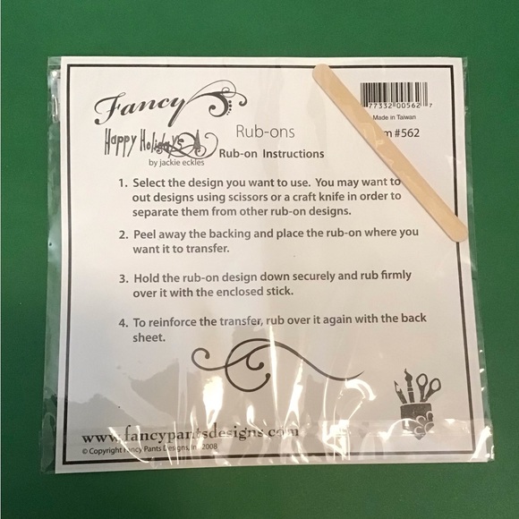 Bundle of Christmas brads and Rub-Ons - Picture 3 of 5